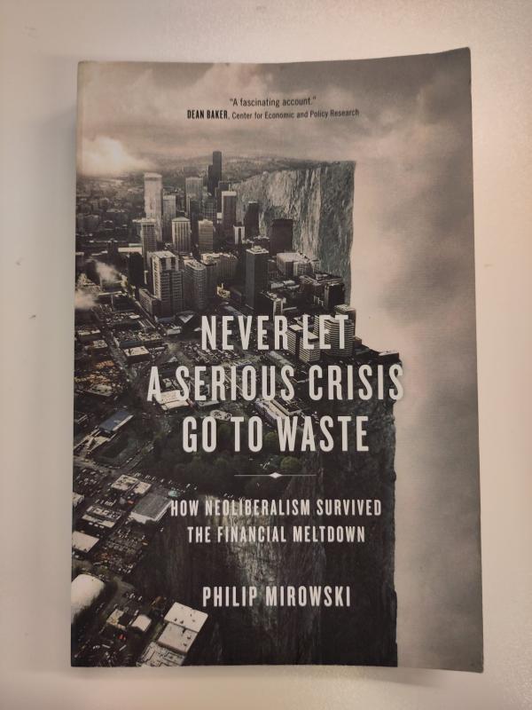 never let a serious crisis go to waste book cover