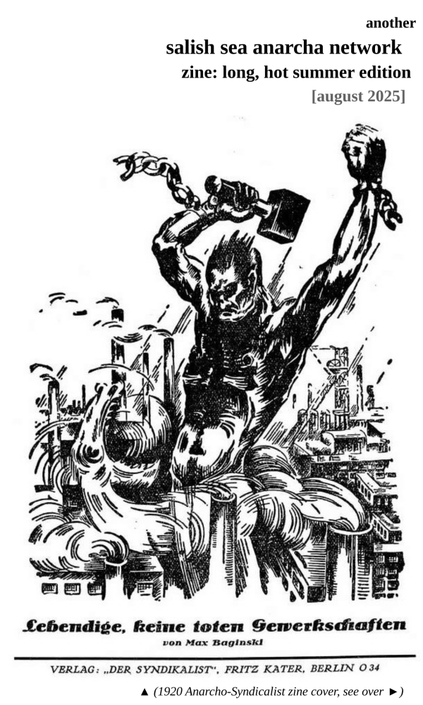 Salish Sea Anarcha Network cover.