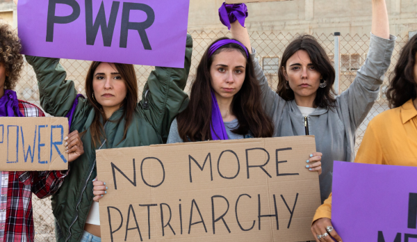 Picture of feminist protesters