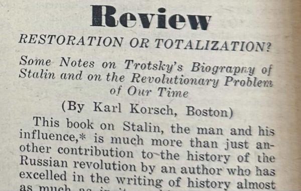 Opening of section from paper