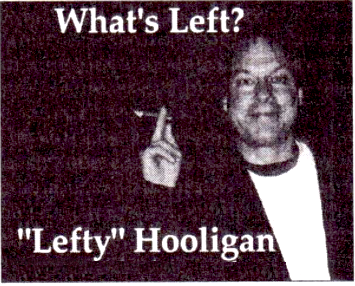 The icon from Lefty Hooligan's MRR column in 2003