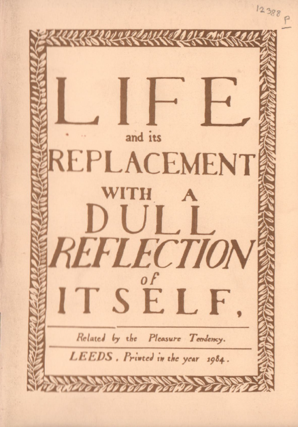 life and its replacement with a dull reflection of itself