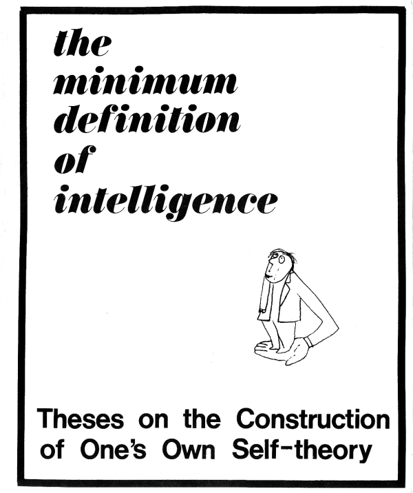 The Minimum Definition Of Intelligence cover