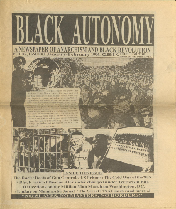 Black Autonomy vol 2 #5 (1996) cover