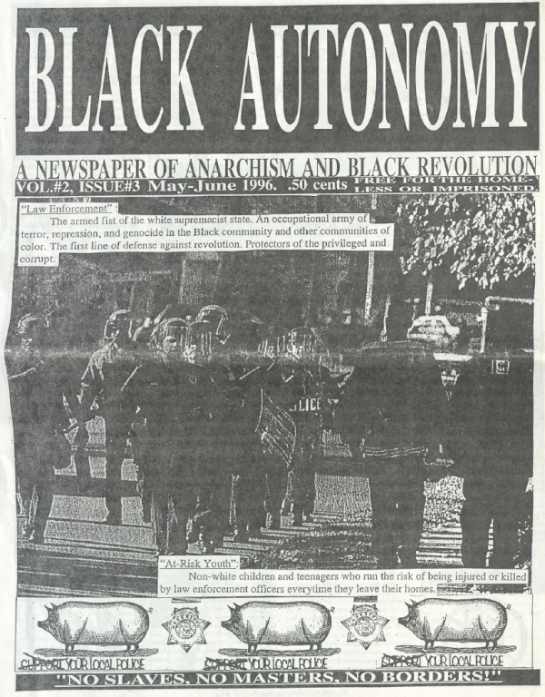Black Autonomy v2 issue 3 cover
