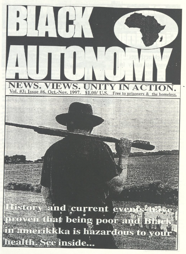 Black Autonomy v3 issue 6 cover
