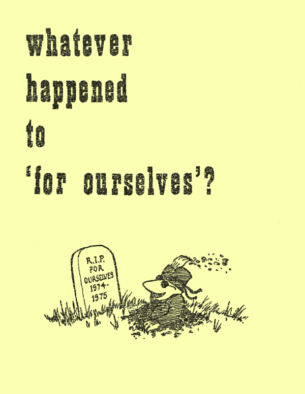 For Ourselves - Whatever Happened To For Ourselves