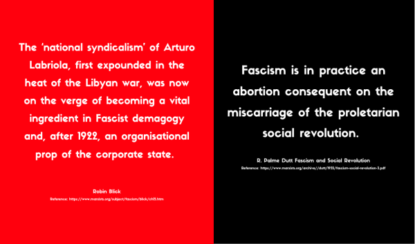 National Syndicalism Proto-fascism