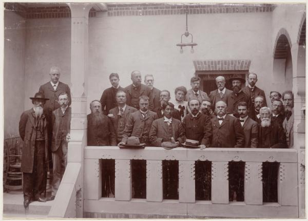 Cornelis G. Leenheer, Internationaal Socialistisch Congres, August 1904. Stadsarchief Amsterdam, OSIM00008005484.