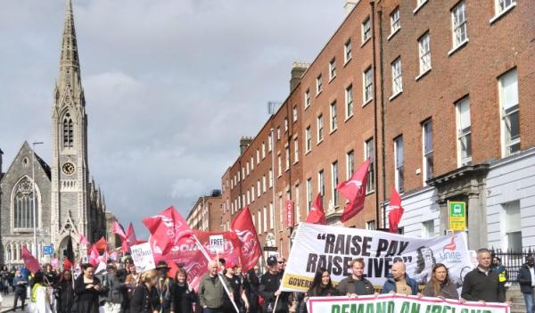 Pre-budget protest
