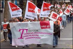 Deutsche Telekom workers' march