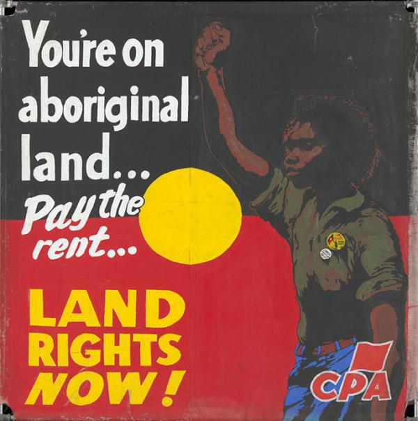 CPA Banner circa 1982 courtesy National Museum of Australia