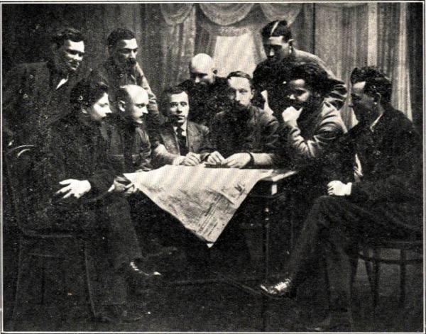 Members of Petrograd  Military  Revolutionary Committee