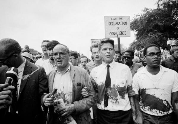 Staughton Lynd (wearing the tie) Staughton Lynd