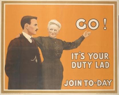 Military recruitment poster Military recruitment poster