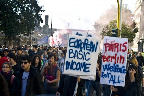 The 'social strike' in Rome, Italy, 14 November 2014. The 'social strike' in Rome, Italy, 14 November 2014.