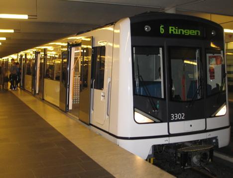 Halted: the Oslo subway