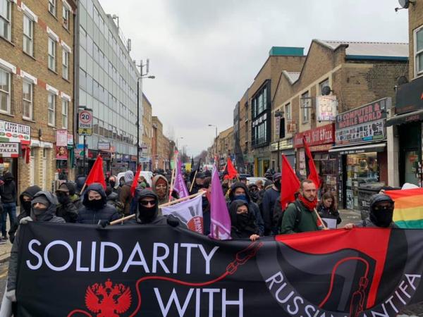 Saturday's demo in London