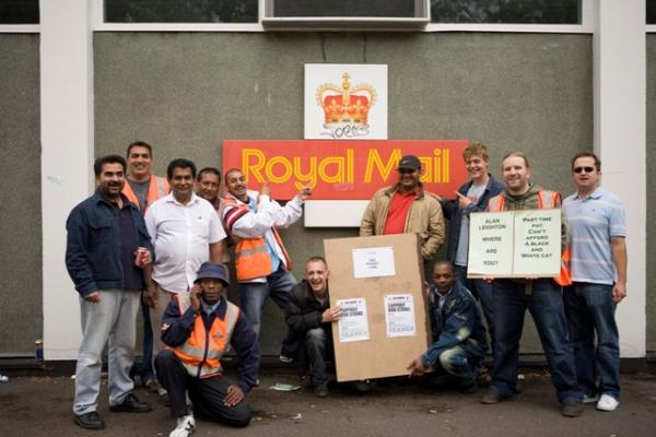 Postal workers on national strike over pay last week