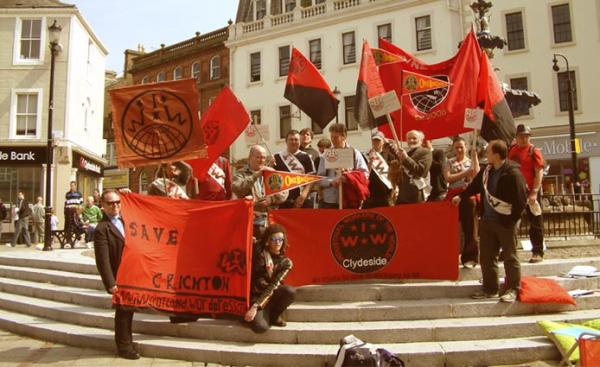 Wobblies at Dumfries Mayday, 2007.