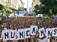 Argentinian workers protest killing of Carlos Fuentealba Argentinian workers protest killing of Carlos Fuentealba