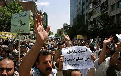 Mayday protests in Tehran